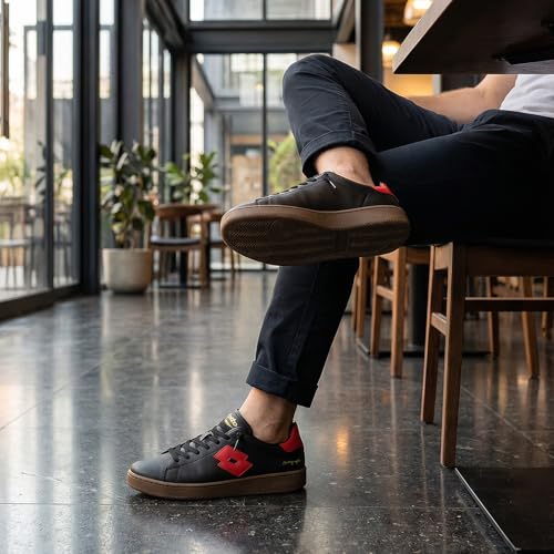 Image of Lotto Men Autograph OG Slip On Leather Sneakers