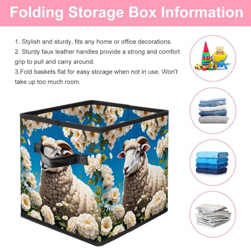 Boîte de rangement pliable pour placard encombré, cube gain de place