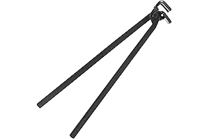 Blacksmith Railroad Spike Tongs for Safely Holding Railroad Spikes