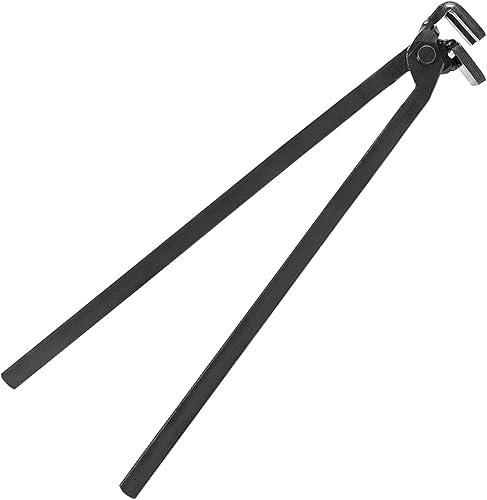 Pinzas de punta para ferrocarril Blacksmith para sujetar picos de ferrocarril RR Spike Head Pinzas para hacer cuchillos con púas RR