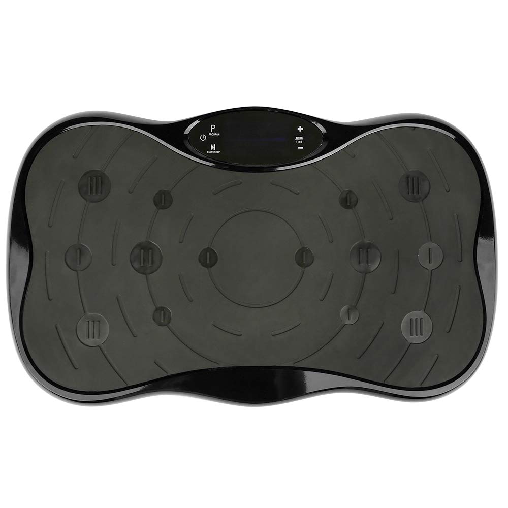 Plateforme Vibrante Oscillante SPORTNOW 200W - 99 Vitesses, Écran LED | Avec Télécommande & Bandes Résistance Machine Fitness Vibration