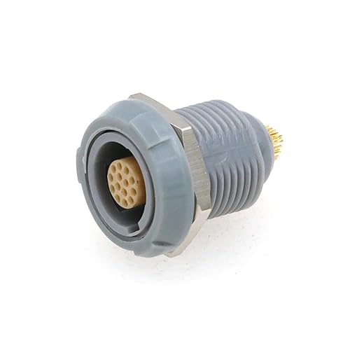 Miniatura 17 de 1P plástico PKG Socket Quick Lock Push Pull Connector Multipin plástico Shell soldador cable para médico Enchufe