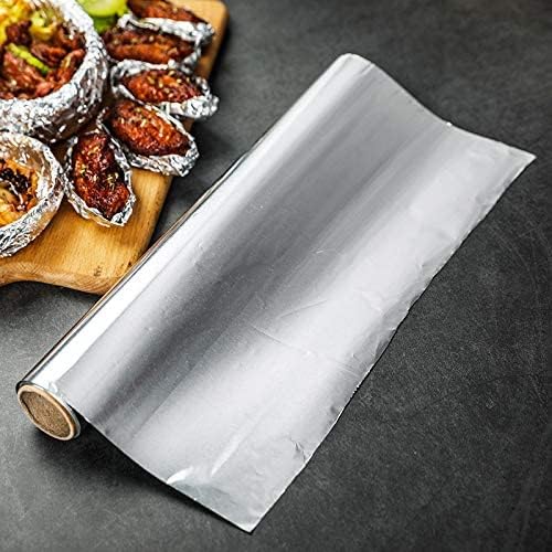 Dingga Decor Heavy Duty Silver 10.5 Microns Aluminum Foil Paper Roll for Kitchen Food Packing Wrapping Storing and Serving (30 metter) (B0D8YGZT52) Amazon Price History, Amazon Price Tracker