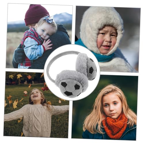 Kids Winter Earmuffs Soft Football Ear Warmers for Boys Warm Ear Covers for Cold Weather for Toddlers Comfortable and Stylish Winter Accessories3