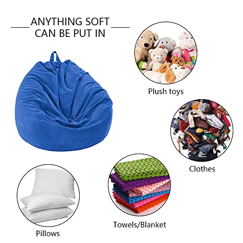 Chickwin - Fodera per pouf a pera, in velluto a