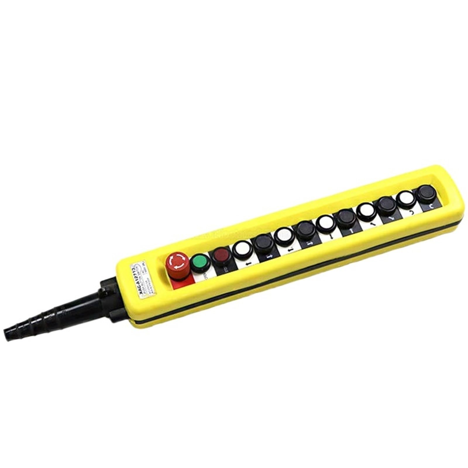 1 Uds XAC-A12713 caja de interruptor de Control de botón de grúa tipo a prueba de lluvia for polipasto arriba abajo izquierda derecha parada de emergencia amarillo