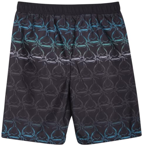 Ixtreme Boys' Rash Guard Set - 2 Piece Upf 50+ Quick Dry Swim Shirt And Swim Trunks - Baby Toddler Rash Guard (Sizes: 12M-14), Size 8, Aqua Big Shark thumb #4