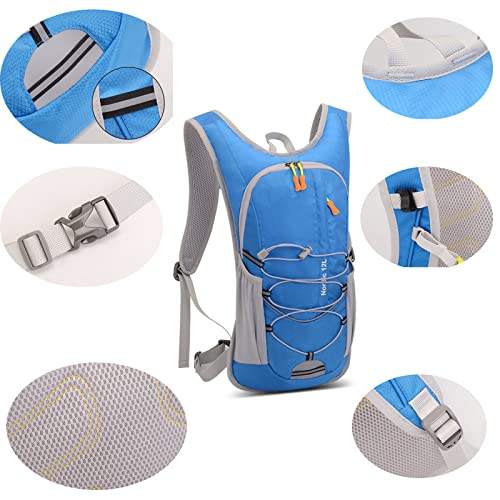 Sac à dos d'hydratation léger sport poche eau 2 litres trail rando vélo - 3
