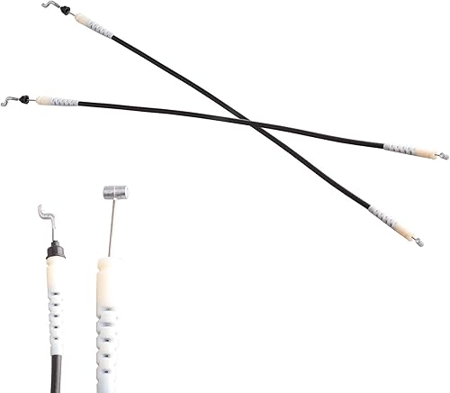 Miniatura 5 de Cable de liberación de pestillo de puerta compatible con Ford F150 Bronco 1992-96 F250 F350 F450 1992-97 Kit de cables de reparación de puerta de