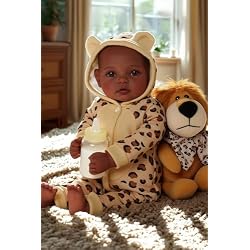 BABESIDE Adorable Lifelike Black Baby Doll - 17