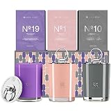 ESNA HOME Luxury Trio Sliver Gift Set | 3 Full-Size Aromatherapy All Natural Soy Scented Candle | 15