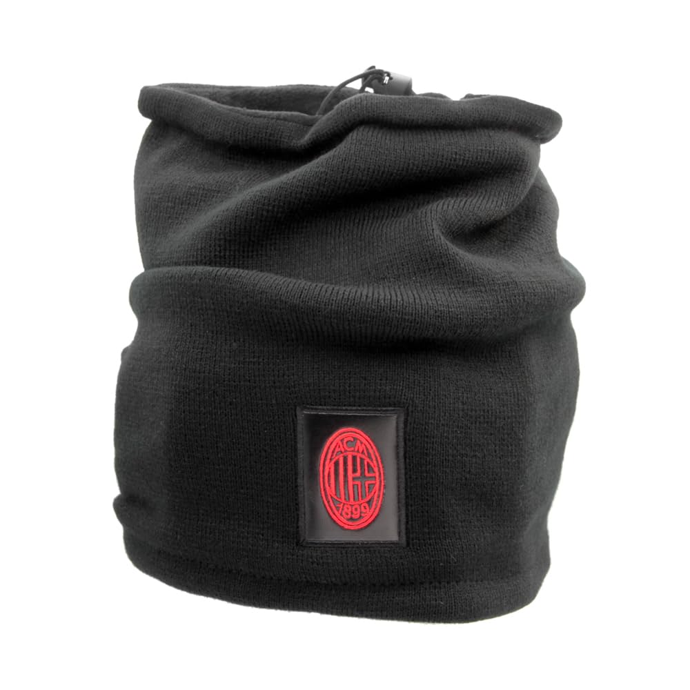 Imma Scaldacollo Milan Lisco Patch Pelle Nero Rosso Uomo TU