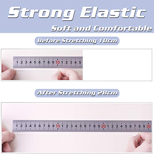 1/8 inch Elastic Mask Strap String 300 yard, Round Thin Cord Securing Holder Earloop Band, Soft Ear Tie Rope Handmade DIY Craft How Make String for Mask Sewing Stretchy Trim - Thumbnail 2