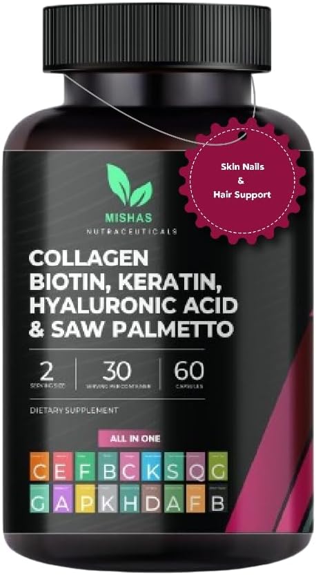 Multi Collagen Hair Pills – Biotin...