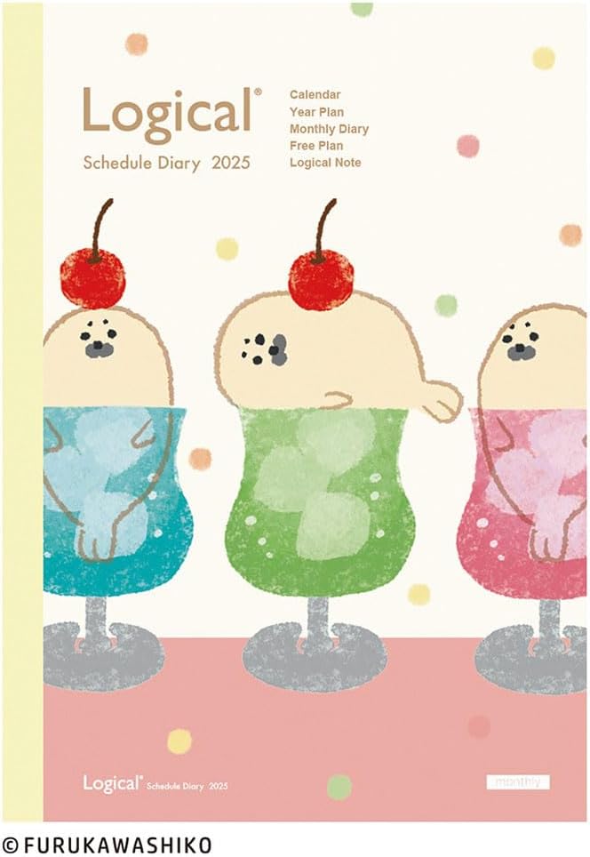 Logical Diary NS-A502-25FA1 Monthly Notebook Type F/A5/Soda 2025