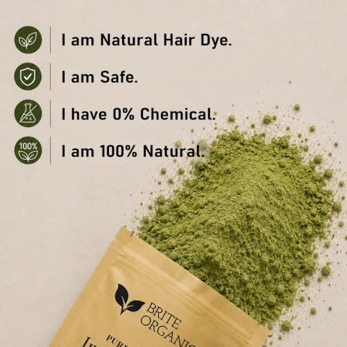 Image of Natural & Pure Indigo Powder for Grey hair (ZERO CHEMICAL), 312 gm Large Pack, Organic Indigo Powder for hair Black. NO PPD, NO AMMONIA. Microfine & Triple Filtered, with Gloves & Cap, Avuri Akulu, Indigofera Tinctoria