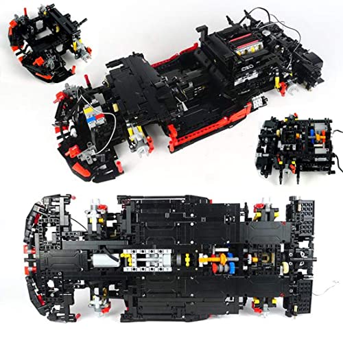 OWAHO 1: 8 Technologie Technik Ferrari 488 Pista Sport Car Building Blocks Modell, 3187 Teile Klemmblöcke… – Bild 6