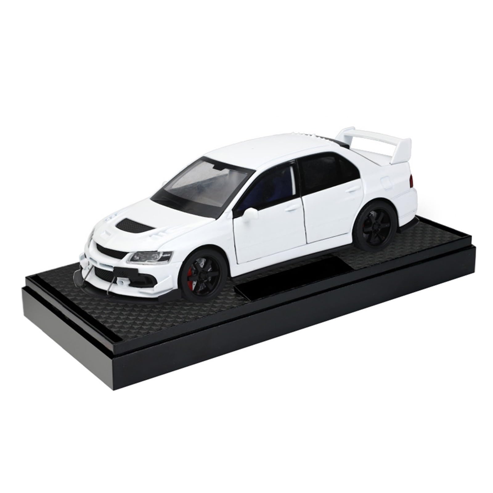 UIFCOG Die Cast Collectible Car Model 1:32 For Mitsubishi For EVO Alloy Metal Diecast Car Model Display Ornaments(White)
