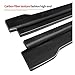 Compatible For Subaru Legacy 2017-2021 Car Styling Body Kit ABS Side Skirts Rocker Panels Side Skirt Extension Rocker Panel Splitters Lip(Carbon Fiber Look)