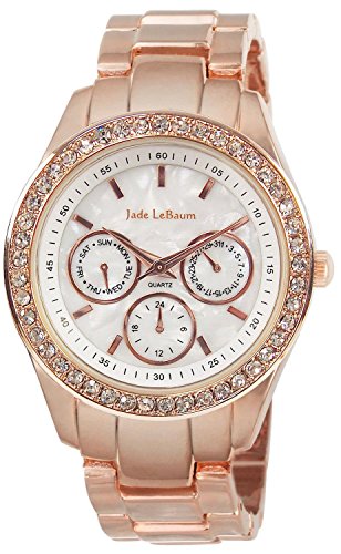 JB202732G - Reloj de Pulsera de Oro Rosa para Mujer, dise�o Inspirado en Jade LeBaum