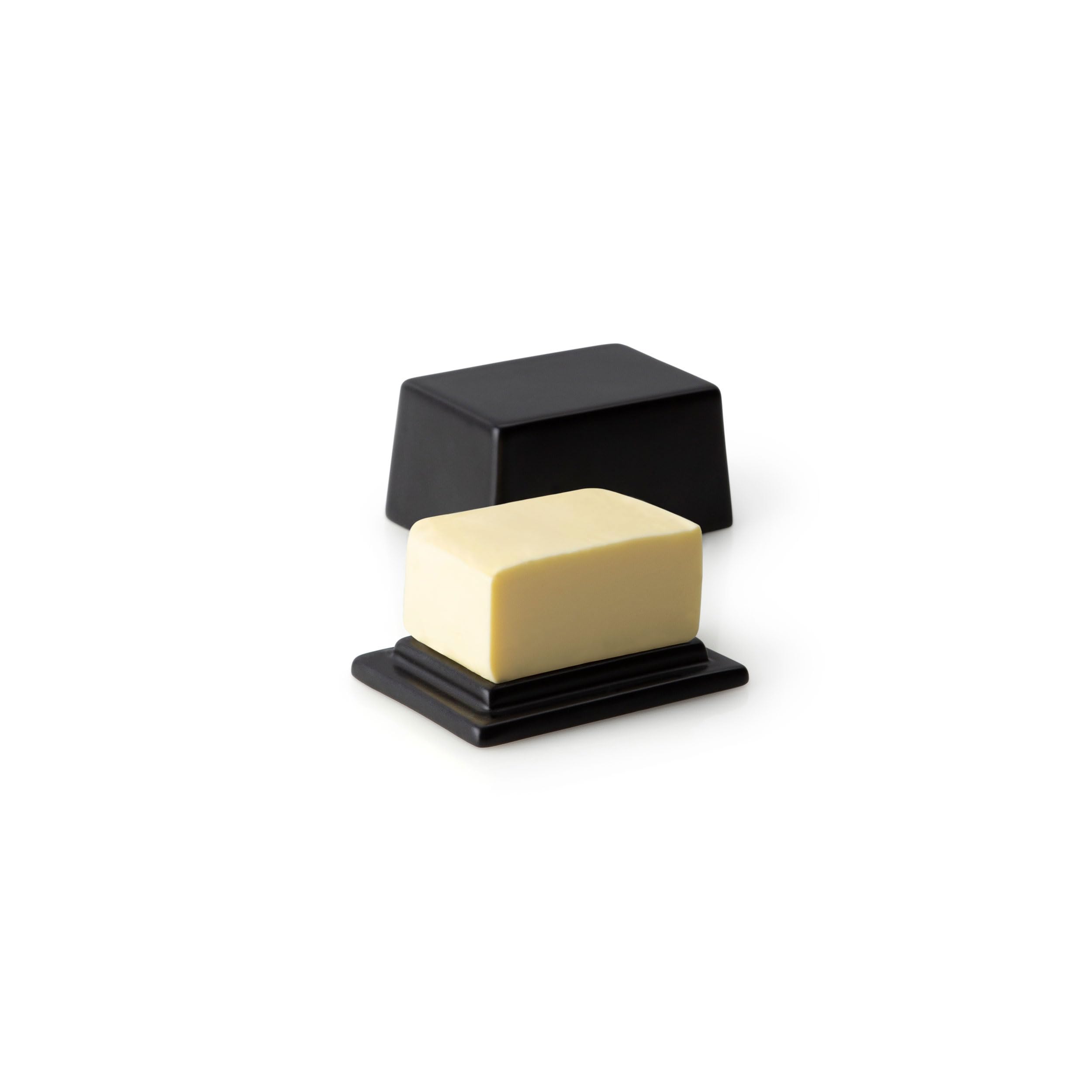 Maselniczka 125 g czarna ceramika 9,5 x 7 x 6 cm