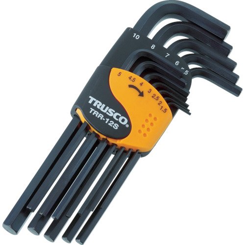 TRUSCO 六角棒レンチセット 標準タイプ 12本組 TRR-12S