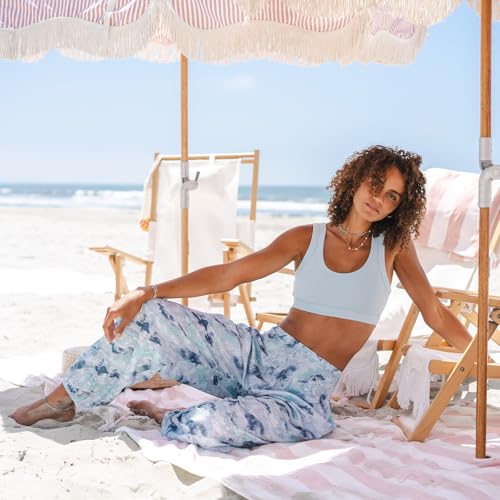 Image of Lotus and Luna Women's Harem Pants Thai Pants for Beach & Lounge High Waisted Flowy Boho Pants Genie Pants Yoga Pants