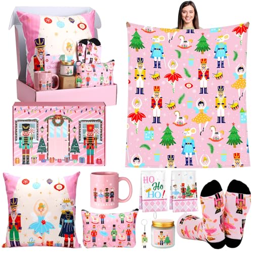 Geyoga 10-teiliges rosa Nussknacker-Geschenk-Set, Weihnachten,...