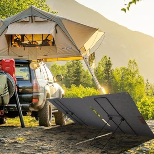 Support de panneau solaire réglable contre le vent fort fixation pliable en acier rigide - 3