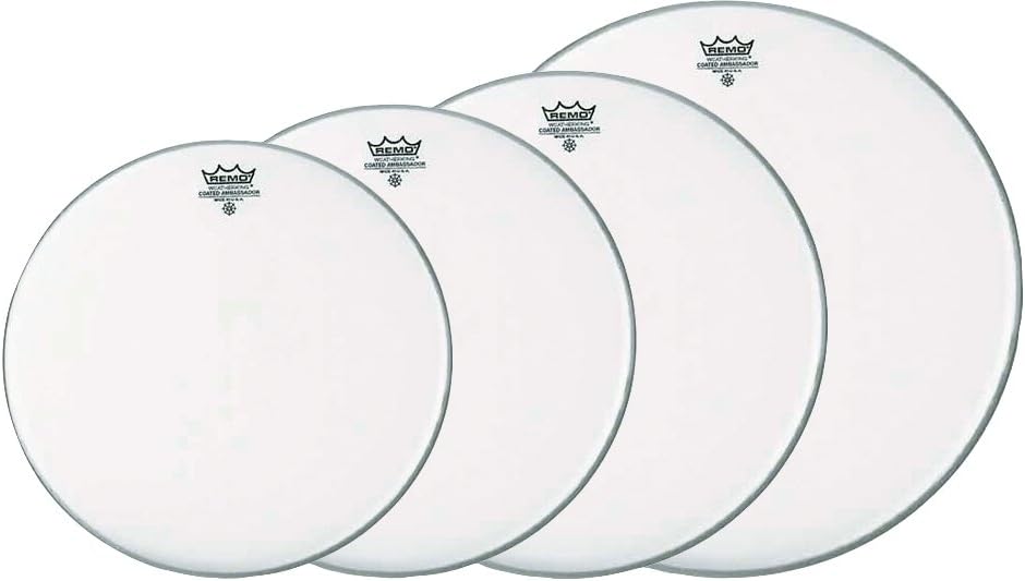 Remo Ambassador 4-Pc Tom Pack - 12 13 14 16 Inches - Coated
