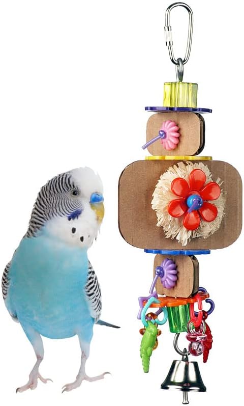 Super Bird Creations SB1090 Nibbles 'N Chips Bird Toy, Small/Medium Bird Size, 8.5" x 3" x 1.5"