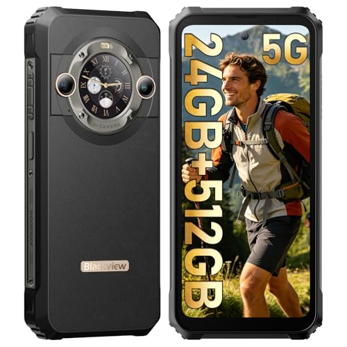 Téléphone portable incassable 5G 512Go double écran smartphone IP68 NFC