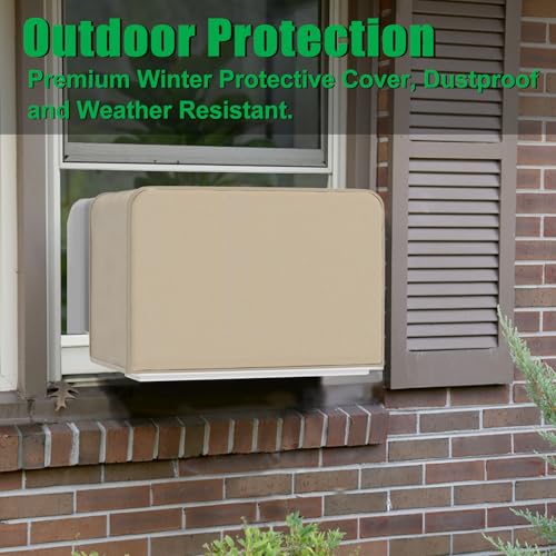 Forestchill Window Air Conditioner Cover, Compatible with Midea U-Shaped Window AC Unit, Fit for 8,000, 10,000, 12,000 BTU, Heavy Duty Weatherproof Air Conditioner Covers for Outside Units - Thumbnail 5
