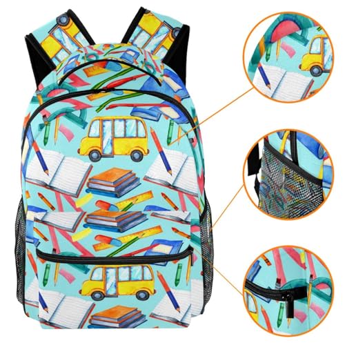 Sac de voyage décontracté multicolore 40cm protégeant votre carnet de notes - 3