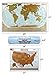 family-smile, Scratch-off Educational & Travel Log Map Set. Two in one: scratch off world map & scratch off map USA (SUMMER BONUS: four tools are included)
