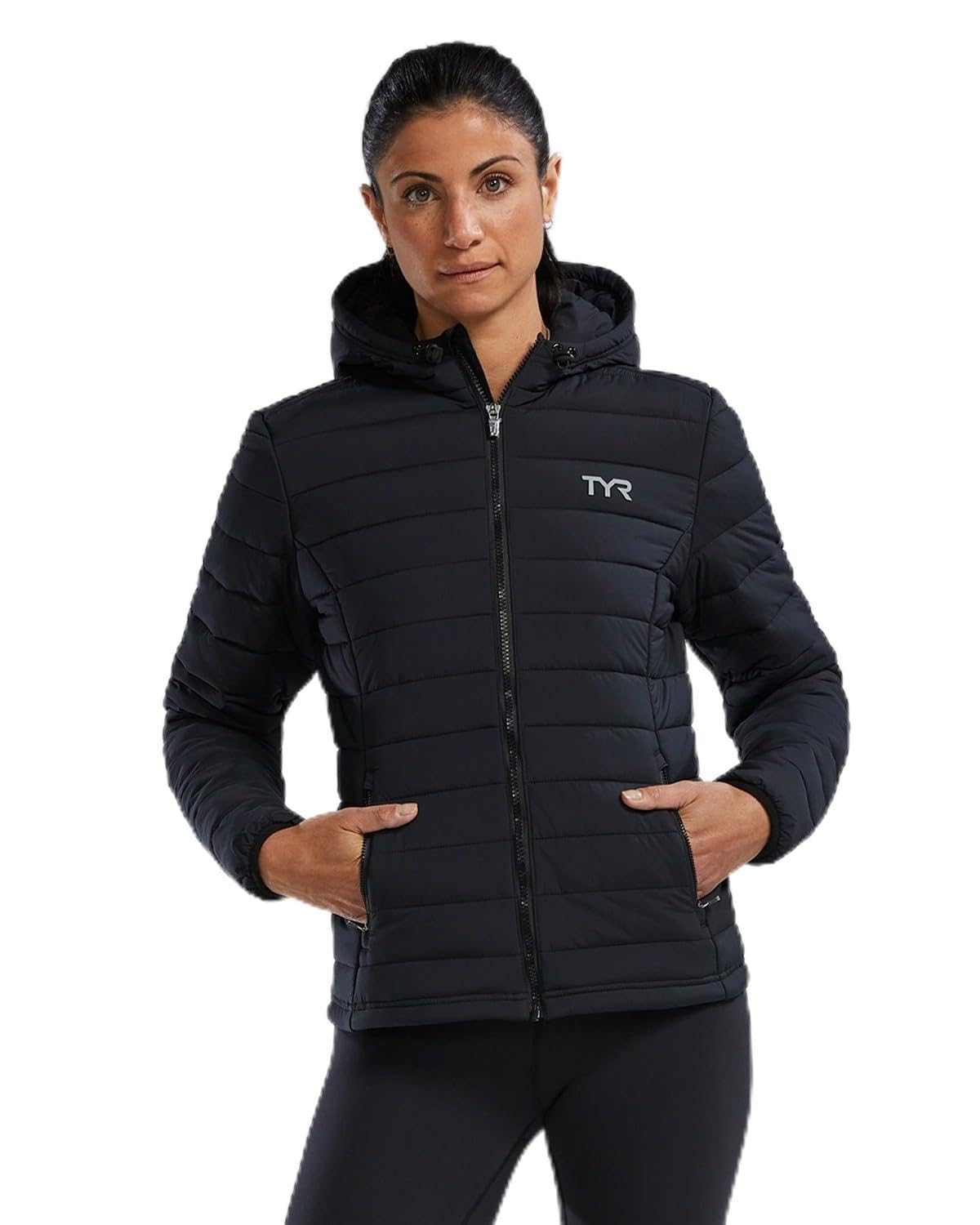 TYR T280131L Womens Puffer Jacket Black L