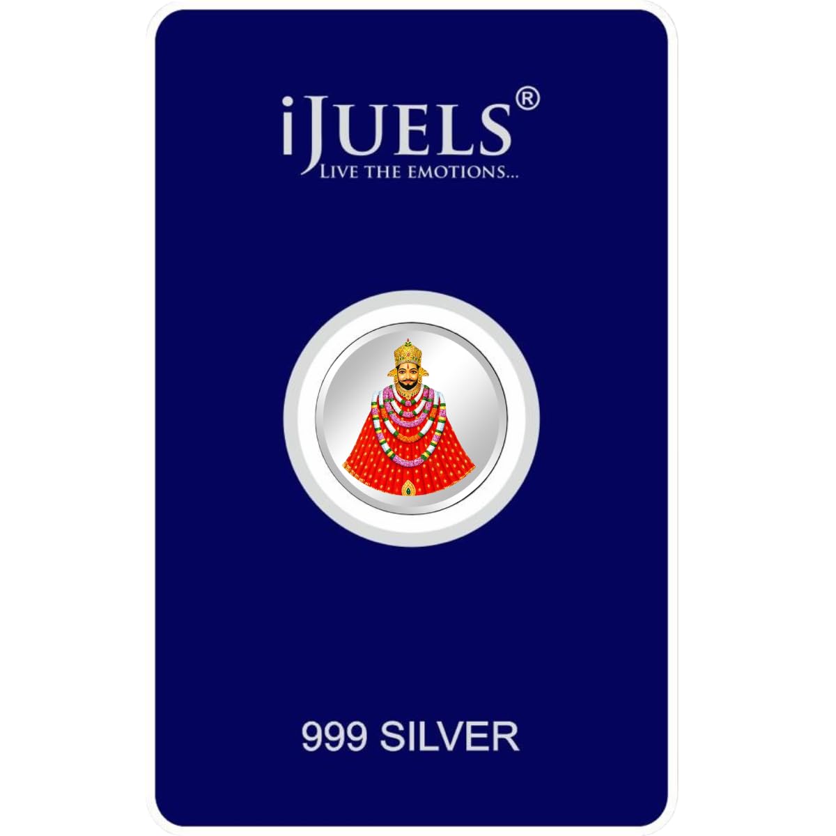 iJuels 999 Purity BIS Hallmarked and Certified Pure Silver 1 Gram Silver Coin with certificate of Authenticity I Available in different designs-picture-24