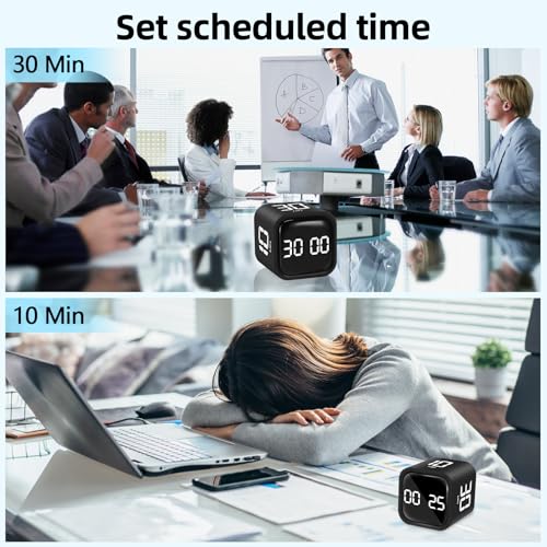Pomodoro Timer Cube Countdown Timer Zeitmanagement Wird fur BüRo, Studium, Kinder, KüChenkochen, Bewegung Verwendet