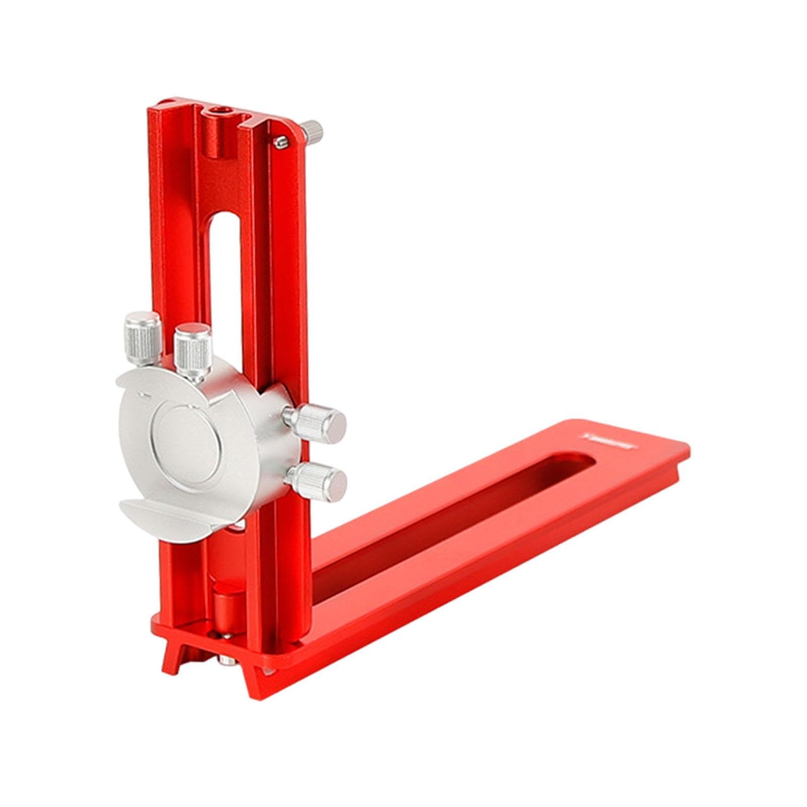 Staffa a L per montaggio fotocamera piastra a sgancio rapido verticale orizzontale per treppiedi videocamera AZGTIX AZGTI rosso