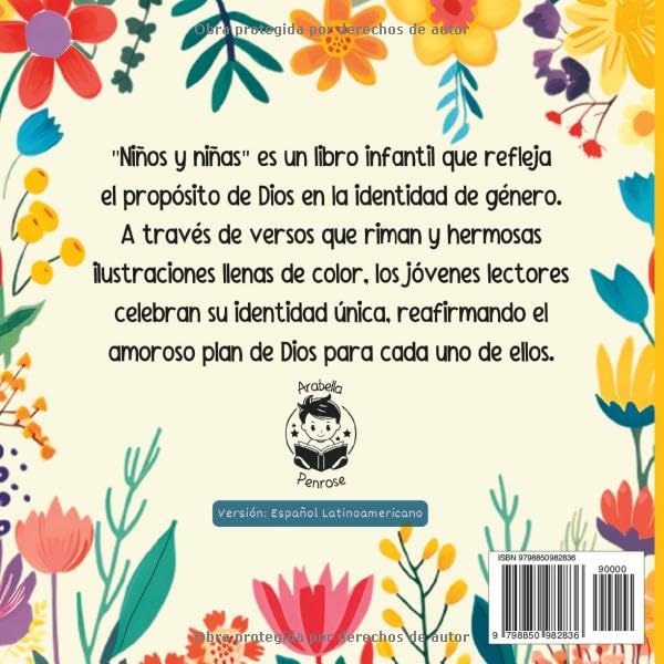 Vista 2 de Niños y Niñas Una canción sobre Dios y Su creación Un libro cristiano infantil de rimas sobre el diseño de género basado en la Biblia, ESPAÑOL