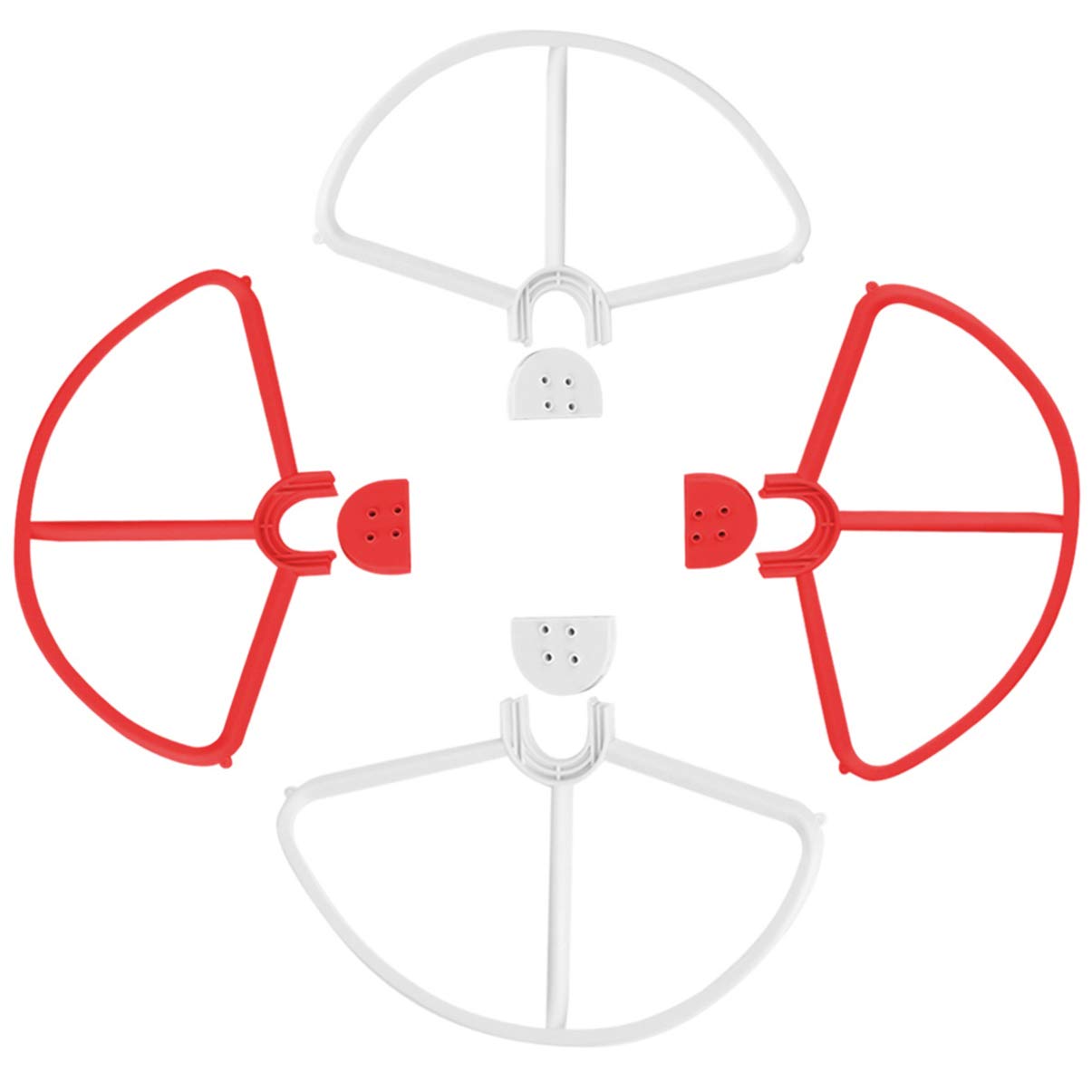 ibasenice4pcs Mini Prop Cover Protector Landing Gear Mini Dreamer Propeller Guards Drone Props Protector Bumper Parrot Mambo Propeller Guards Prop Guard Uav Steering Gear Protective Cover