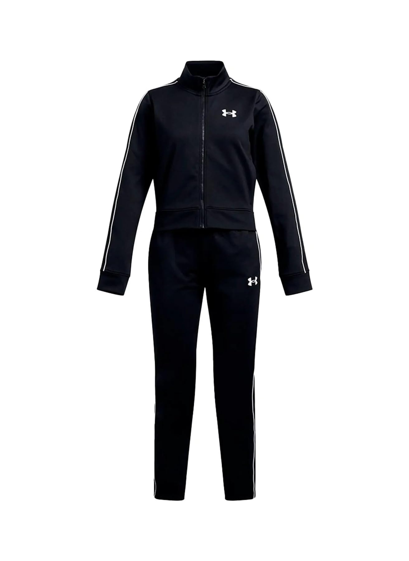 Under Armour Icon Knit Crop Tracksuit 18-20 Years Black