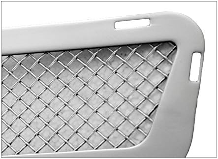 For Chevy Malibu Bumper Stainless Steel Mesh Grille Insert Chrome1Pc