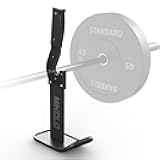 Mikolo Deadlift Jack Barbell Jack Unload 660LB Barbell Stand with No-Slip Handle for Loading & Unloading Weight Plates for Deadlift Exercise, Weight Training