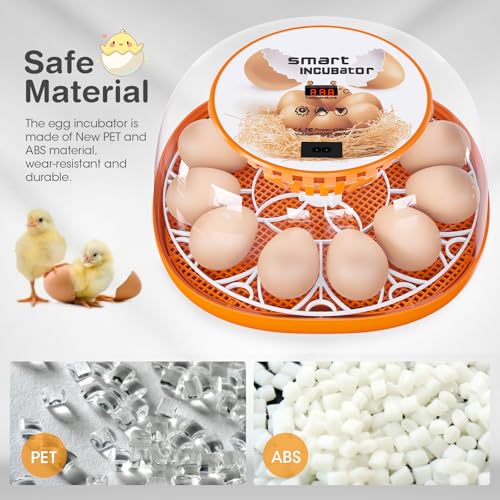image for Viowey 12 Egg Incubator with Automatic Egg Turning and Temperature Con