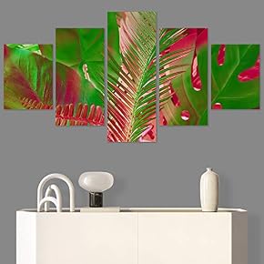SIGNWIN 5 Panel Canvas Wall Art Modern Art...