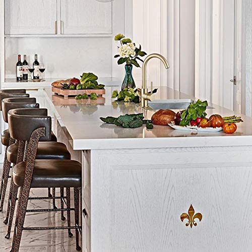 High Arch Kitchen Faucet Brushed Gold,360 Degree Swivel Spout Kitchen Sink Faucet Hot And Cold Water Mixer, Modern Lead-Free Commercial Bar Sink Faucet Fit For 1 Hole Single Handle Faucet Anti-Rust #TOP2