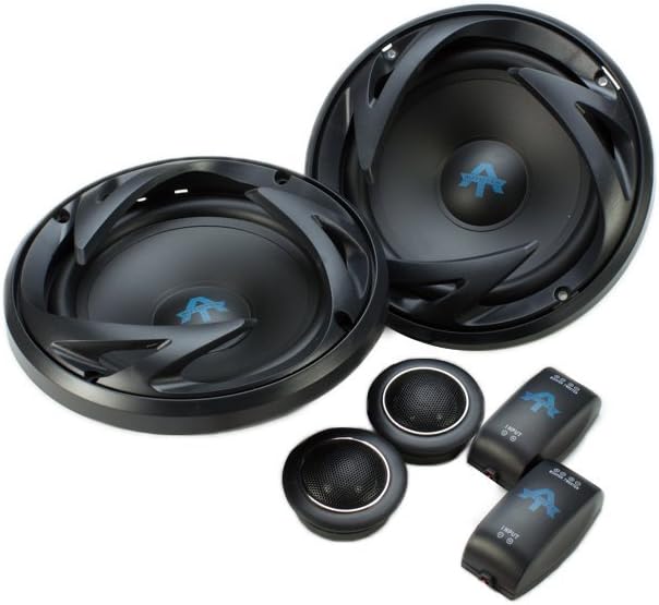 Pair AUTOTEK ATS65C 6.5" 600w Component Speakers+Pair ATS653 6.5" 600w Speakers