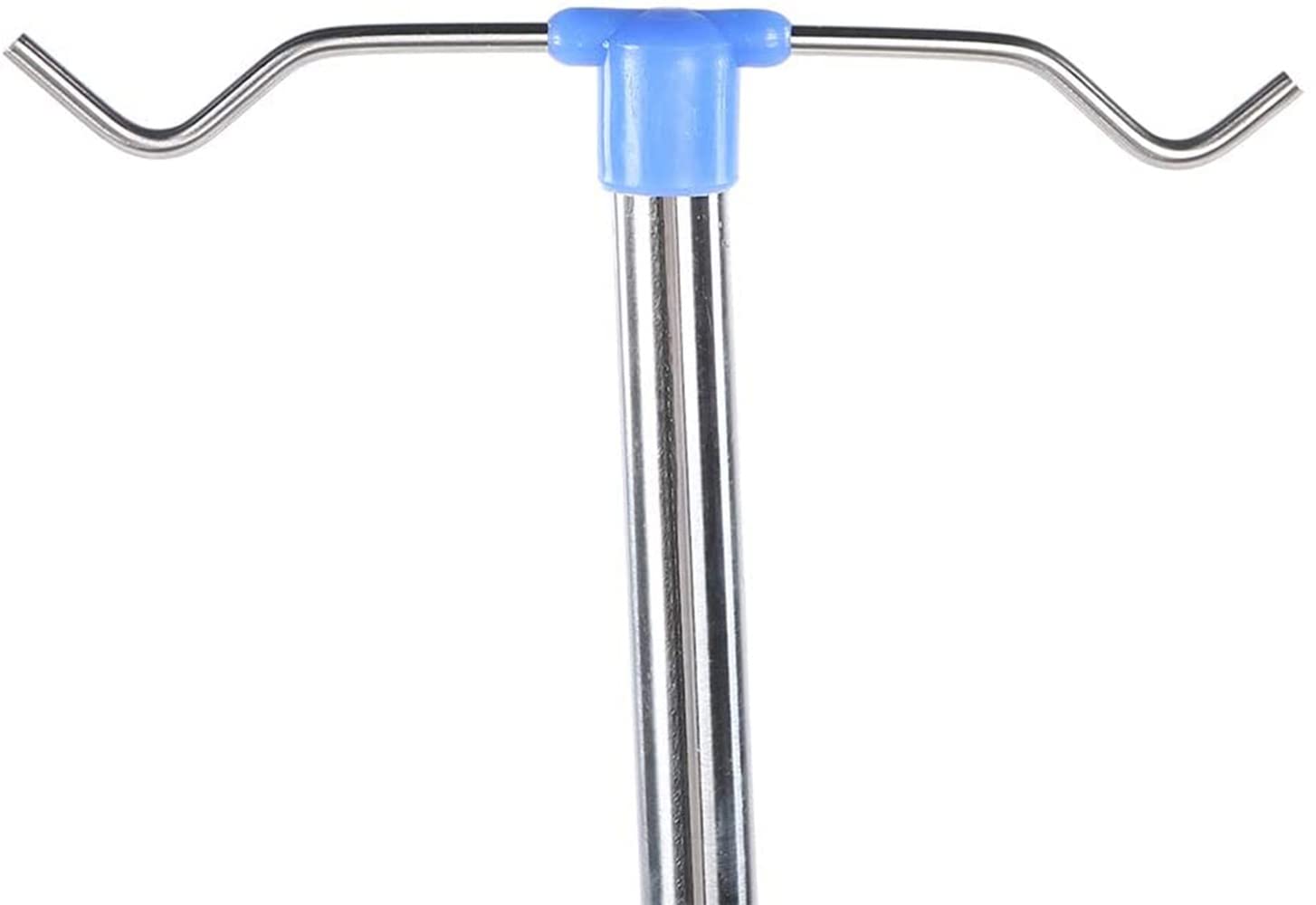 Soporte para suero intravenoso portátil con 4 Ganchos, Acero Inoxidable Soporte de Goteo Ajustable en Altura Clínica en el Hogar Soporte de Infusión Intravenosa Ajustable en Altura ( Size : 2 Hooks )
