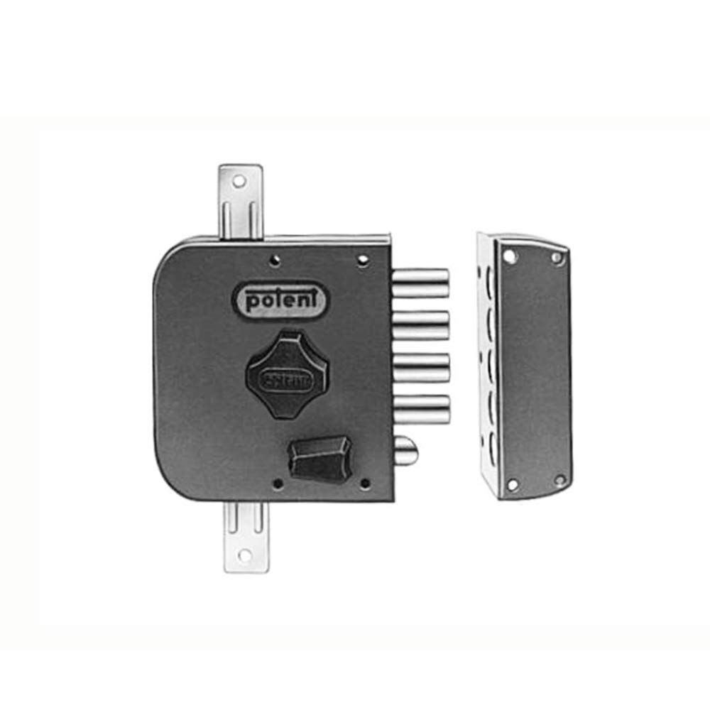 Potent 515/D Serratura Pompa Triplice S/A Dx, neutro